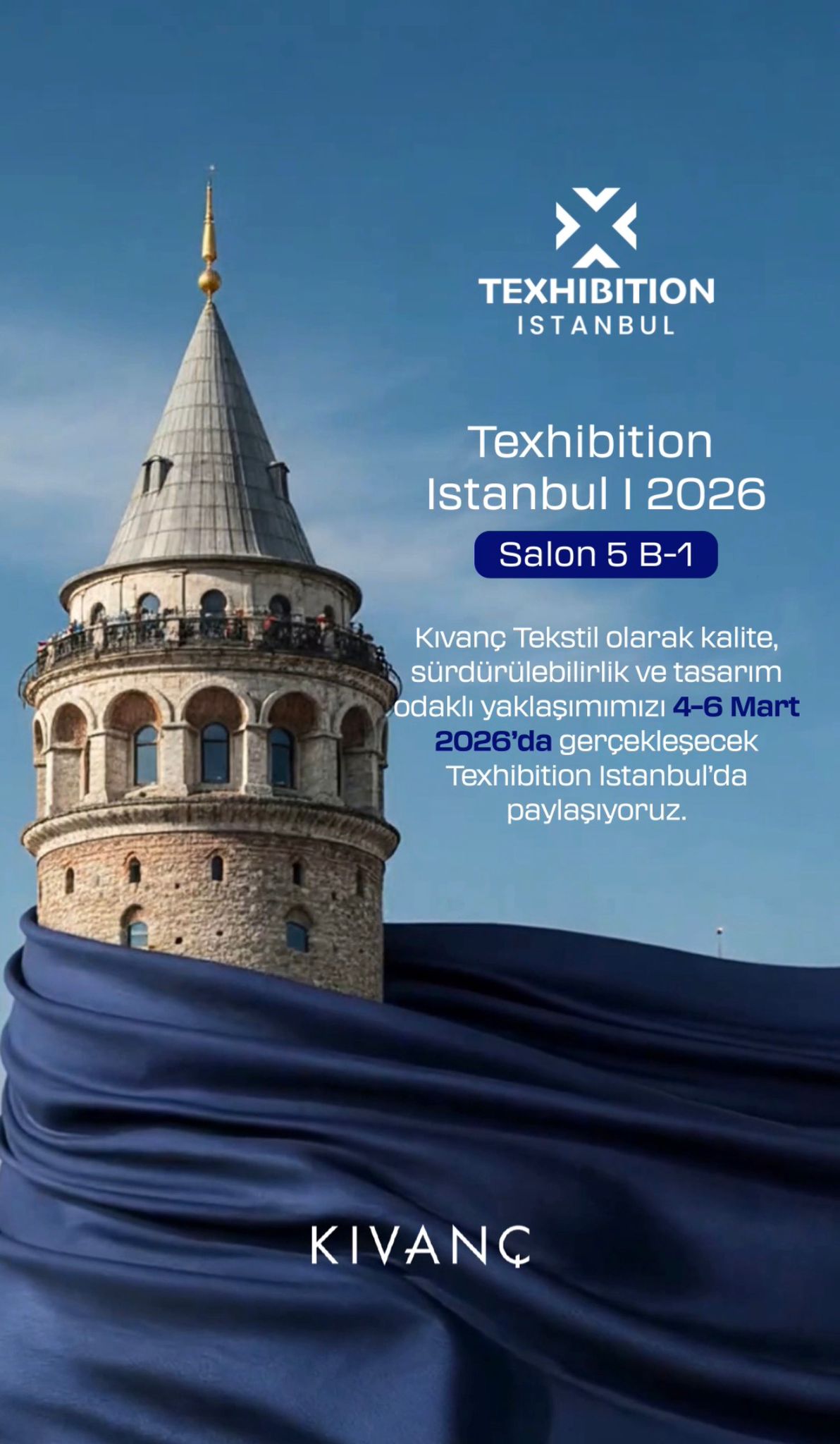 Kıvanç Tekstil, Texhibition İstanbul 2026’da