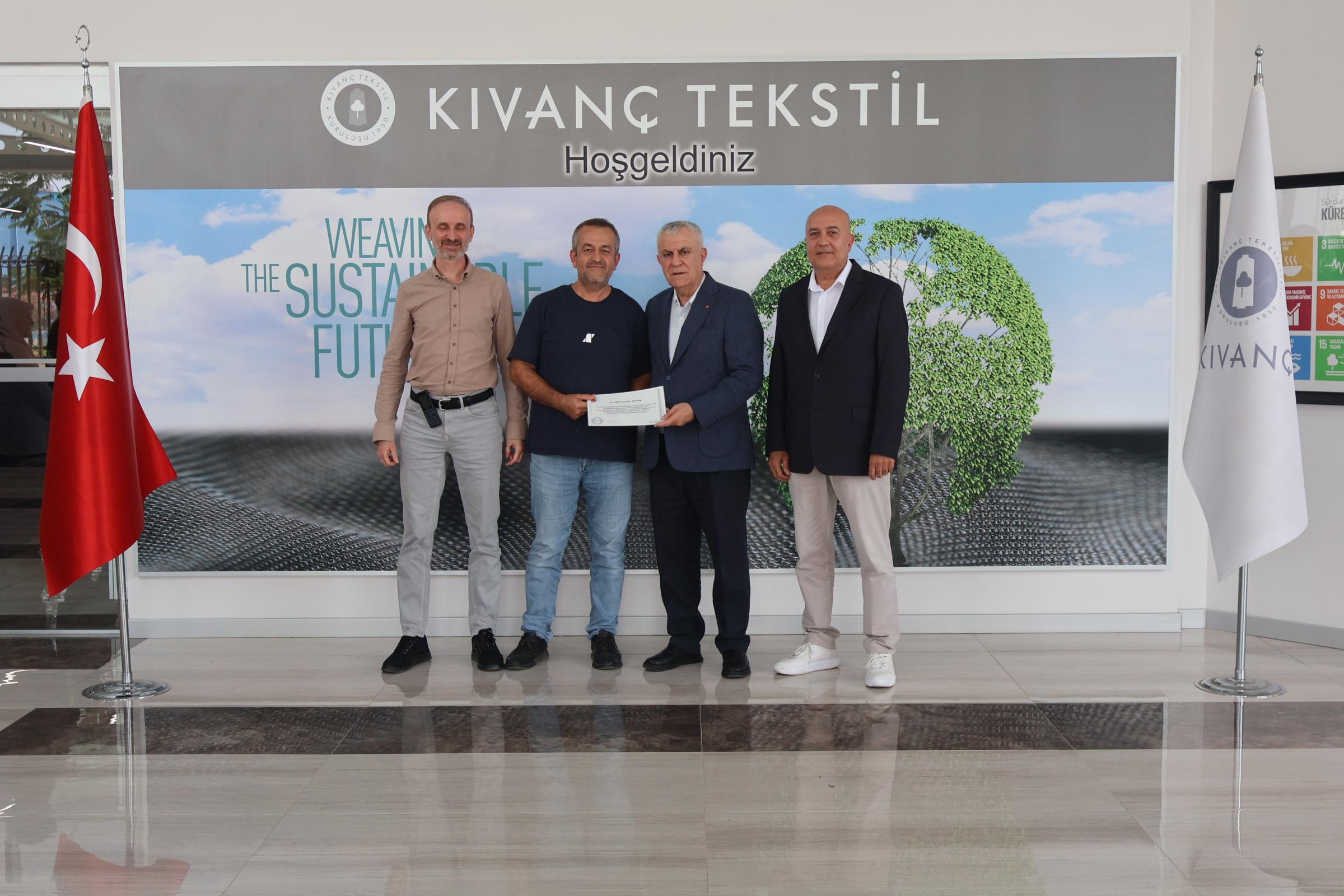 20 Yıllık Emeğe Kıvanç Tekstil’den Anlamlı Teşekkür